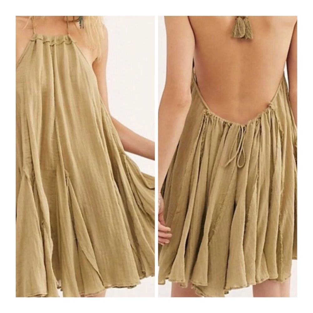 Free People Olive Mini Dress